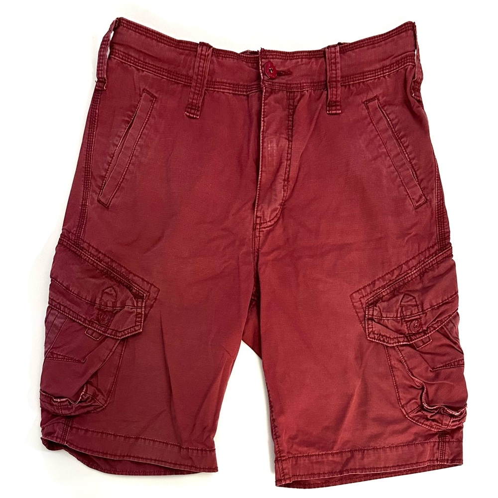 JETLAG Red Cargo Shorts